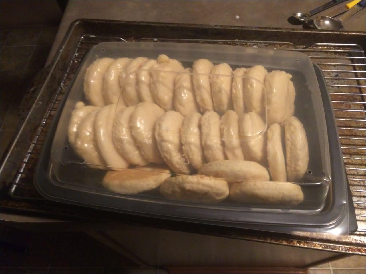 Box of anise cookies.