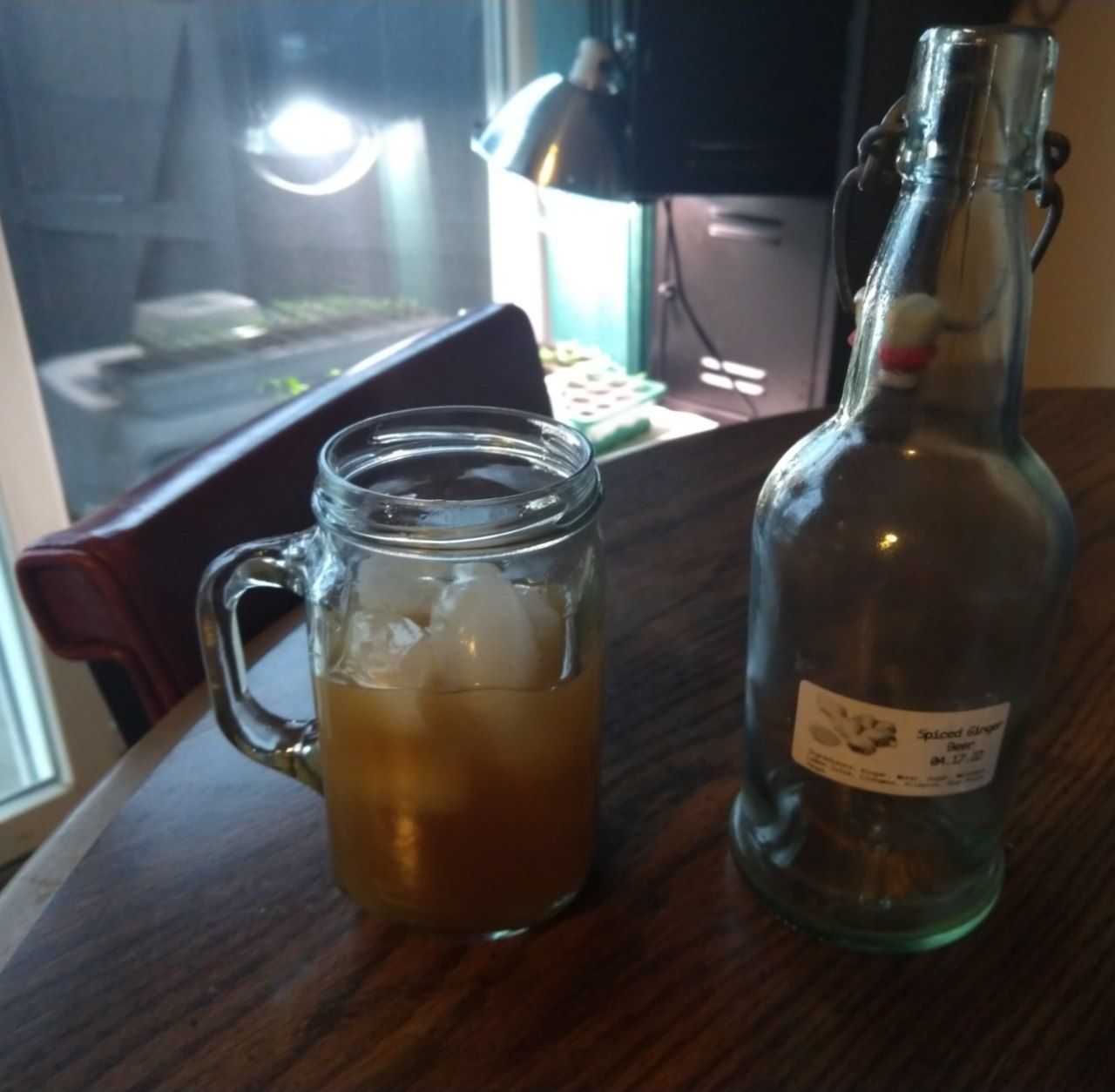 Spiced ginger beer.